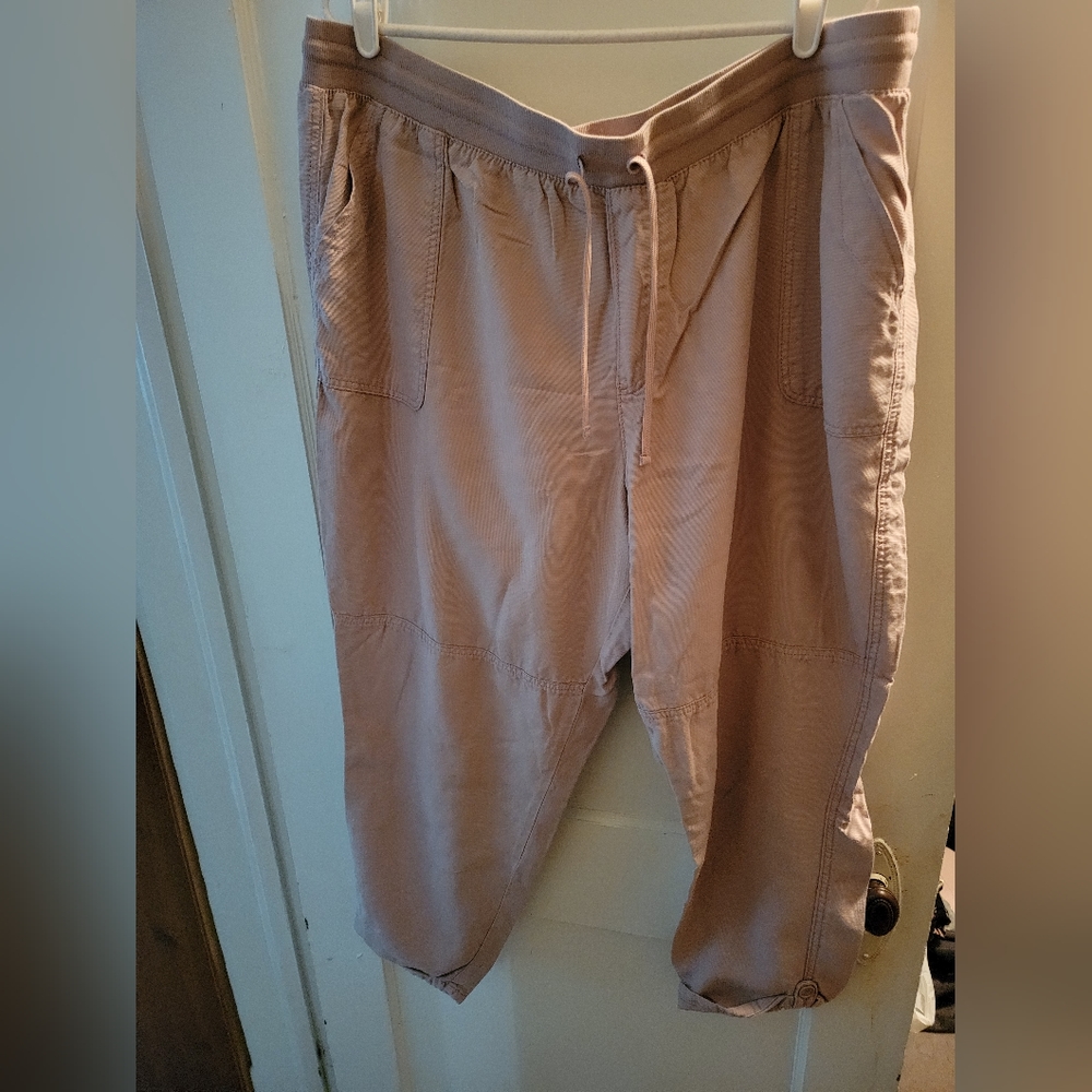 22W dusty rose maurices jogger